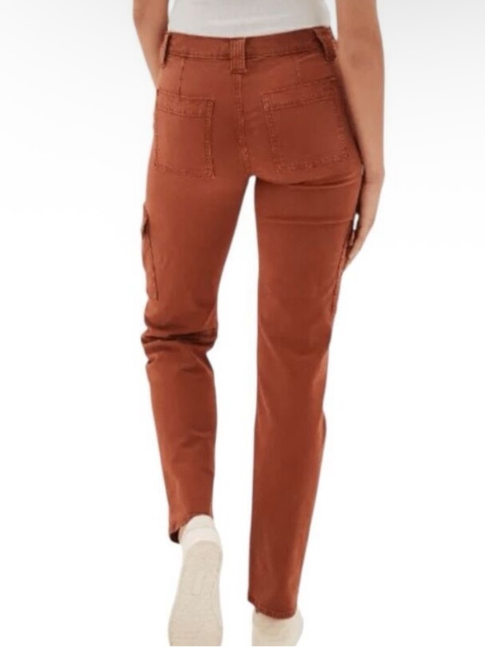 AE - Rust Cargo Straight-Leg Pants - Picture 3 of 8